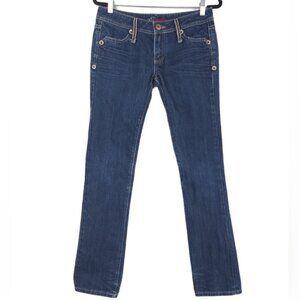 MISS ME JP4467 BRONX Low Rise Jeans 100% COTTON Size 29